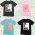 Four 'ATL IS DOPE.' t-shirts on a map of Atlanta