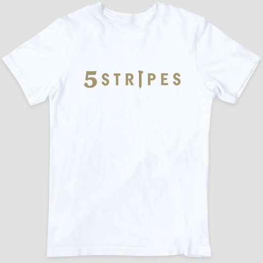 5 Stripes Golden Spike T-Shirt
