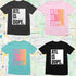 ATL IS DOPE T-shirts in black, pepper, pink, and seafoam, each with bold white graphic text.