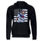 Black hoodie with Brave 3000 graphic, celebrating Atlanta’s sports and hip-hop culture.