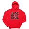 Red Just Beat Bama Georgia football fan hoodie with front graphic