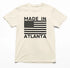 Ivory Made In Atlanta t-shirt with classic Atlanta text design