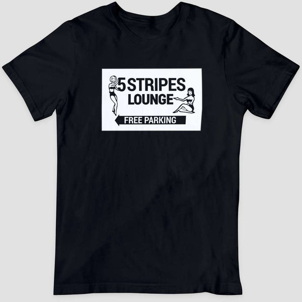 Graphic stripes lounge shirt